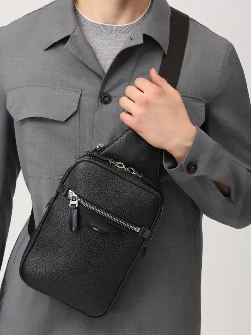 Сумка кожаная SANTONI