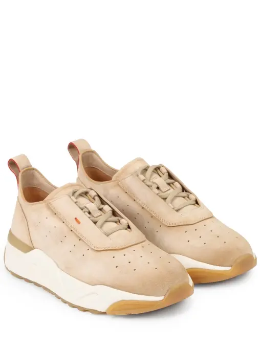 Кроссовки замшевые SANTONI