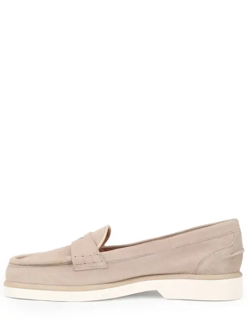 Лоферы замшевые SANTONI