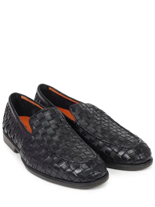 Лоферы кожаные SANTONI