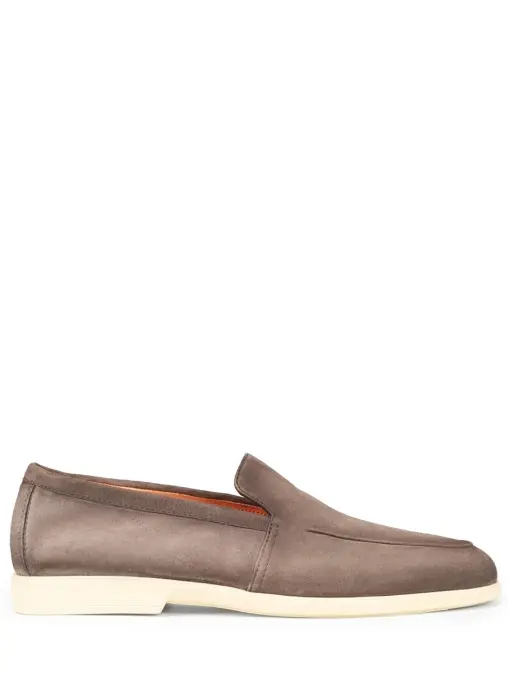 Лоферы замшевые SANTONI