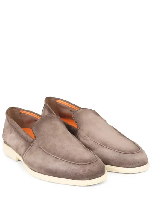 Лоферы замшевые SANTONI