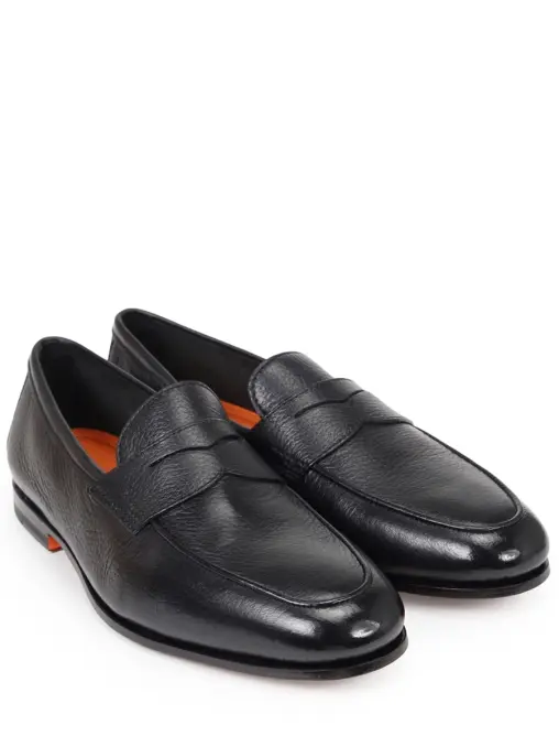 Лоферы кожаные SANTONI