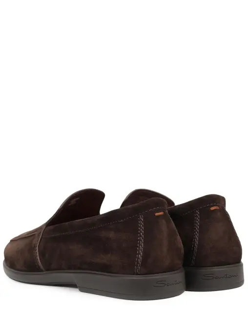 Лоферы замшевые SANTONI