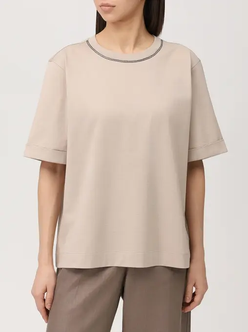 Футболка хлопковая BRUNELLO CUCINELLI