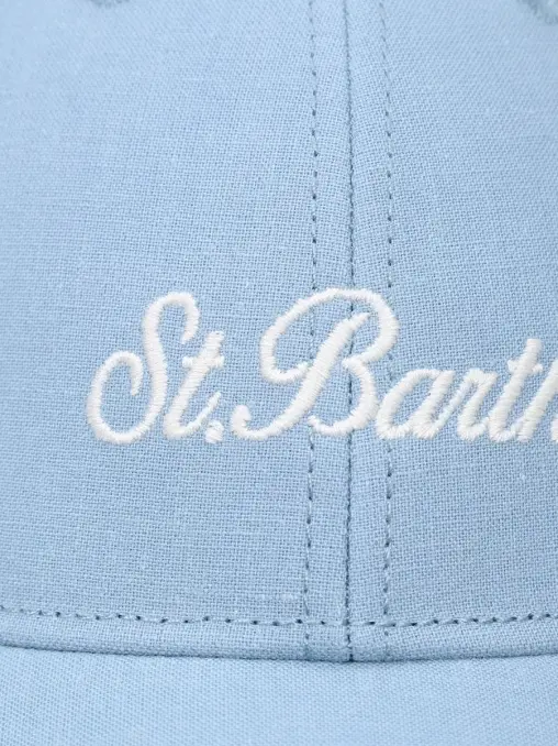 Кепка из льна и хлопка MC2 SAINT BARTH