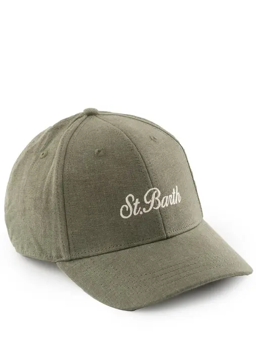 Кепка из льна и хлопка MC2 SAINT BARTH