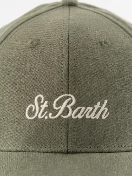 Кепка из льна и хлопка MC2 SAINT BARTH