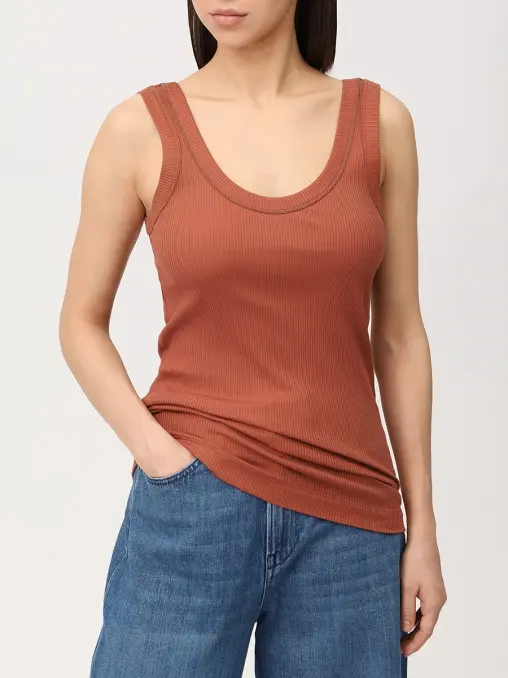 Топ хлопковый BRUNELLO CUCINELLI