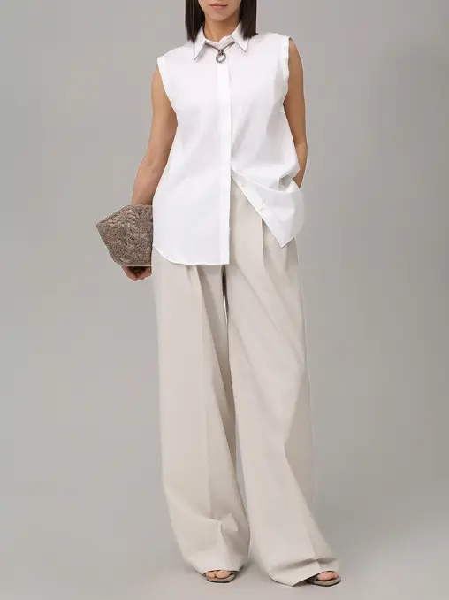 Рубашка хлопковая BRUNELLO CUCINELLI