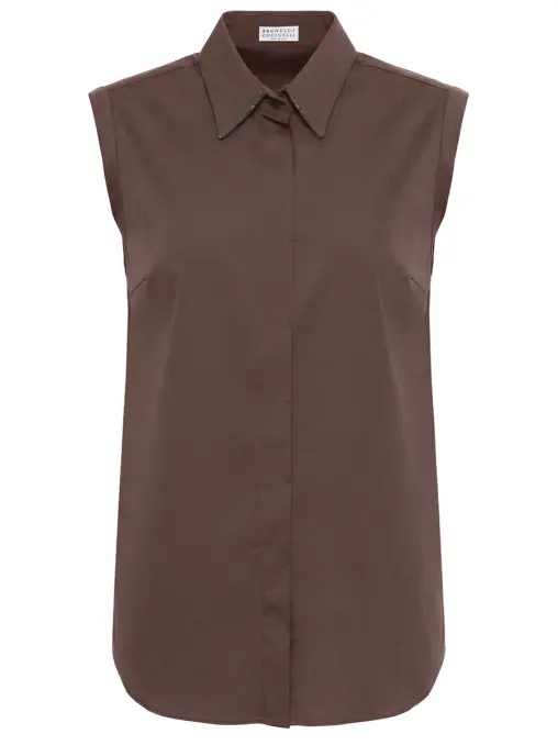 Рубашка хлопковая BRUNELLO CUCINELLI