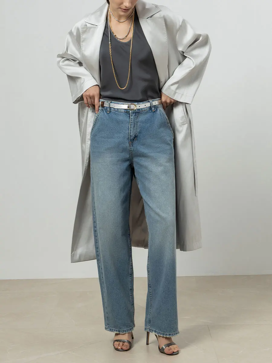 Джинсы хлопковые