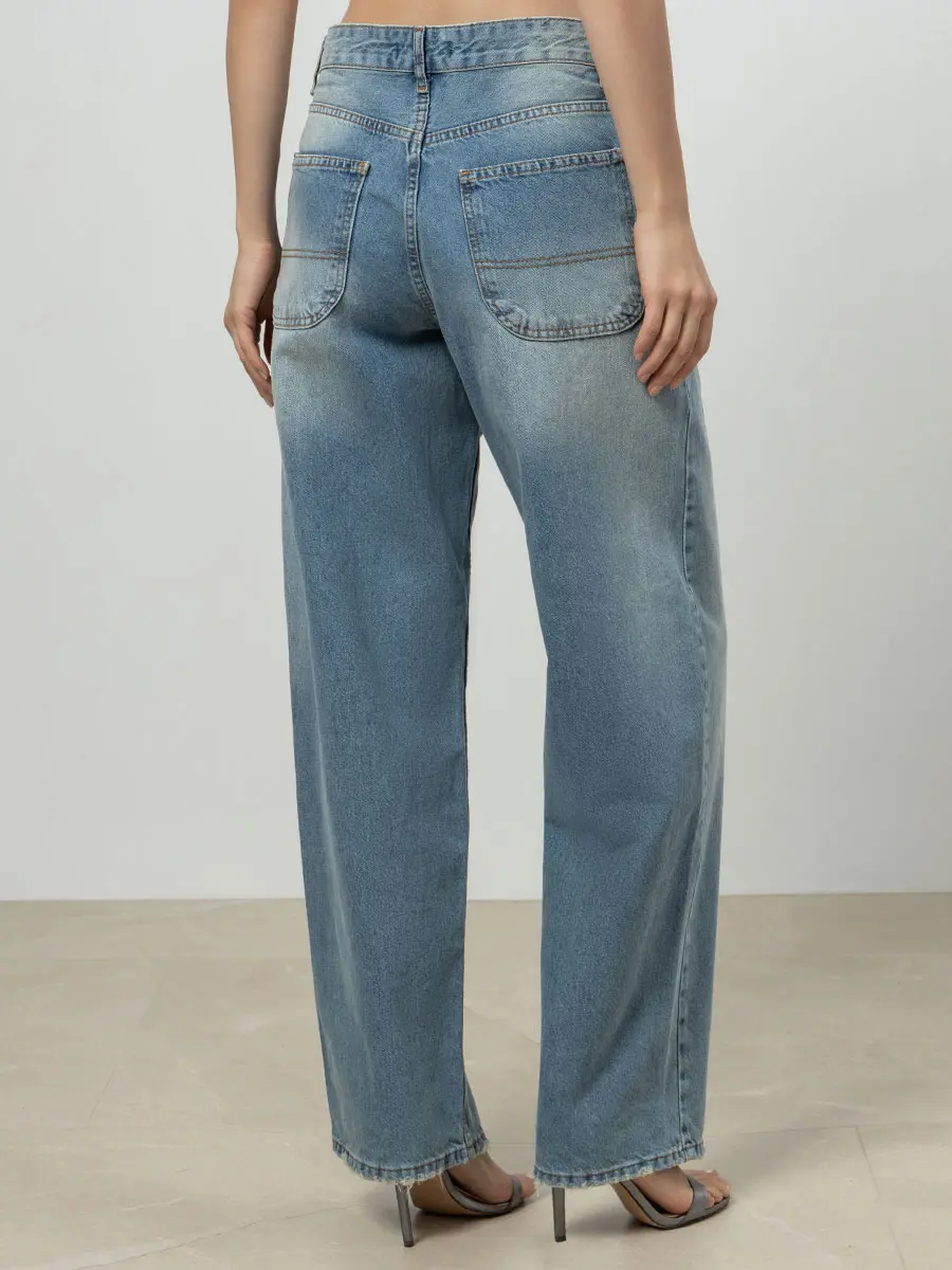 Джинсы хлопковые