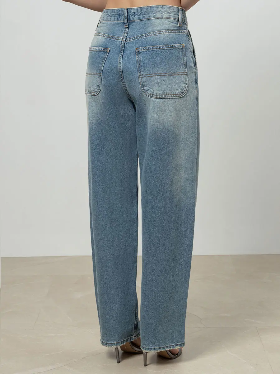 Джинсы хлопковые