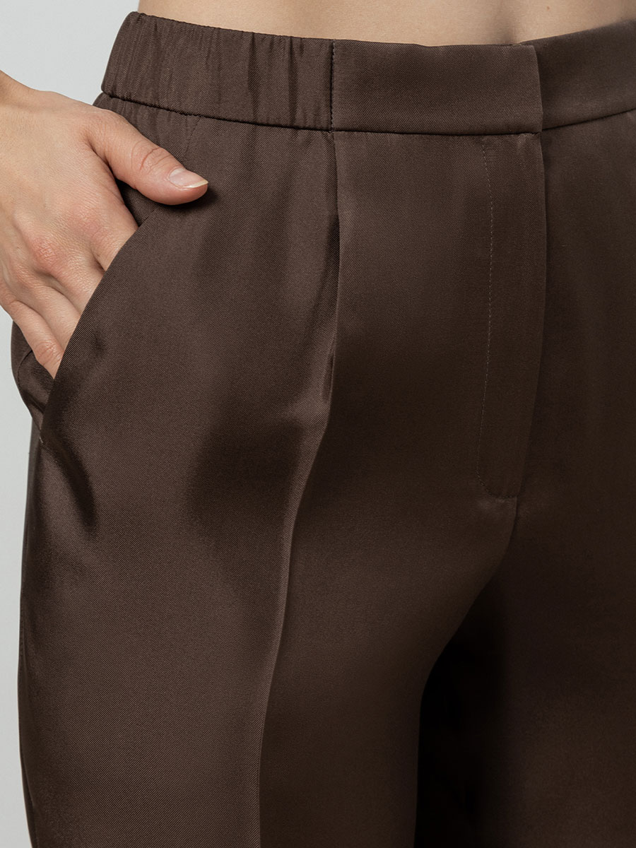 Брюки шелковые