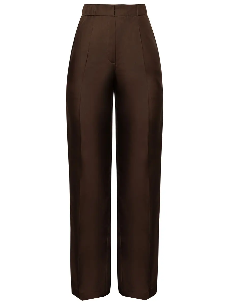 Брюки шелковые