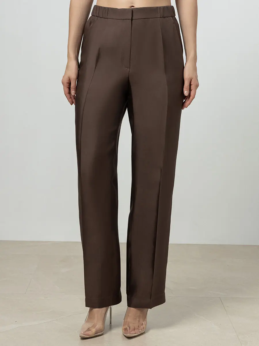 Брюки шелковые