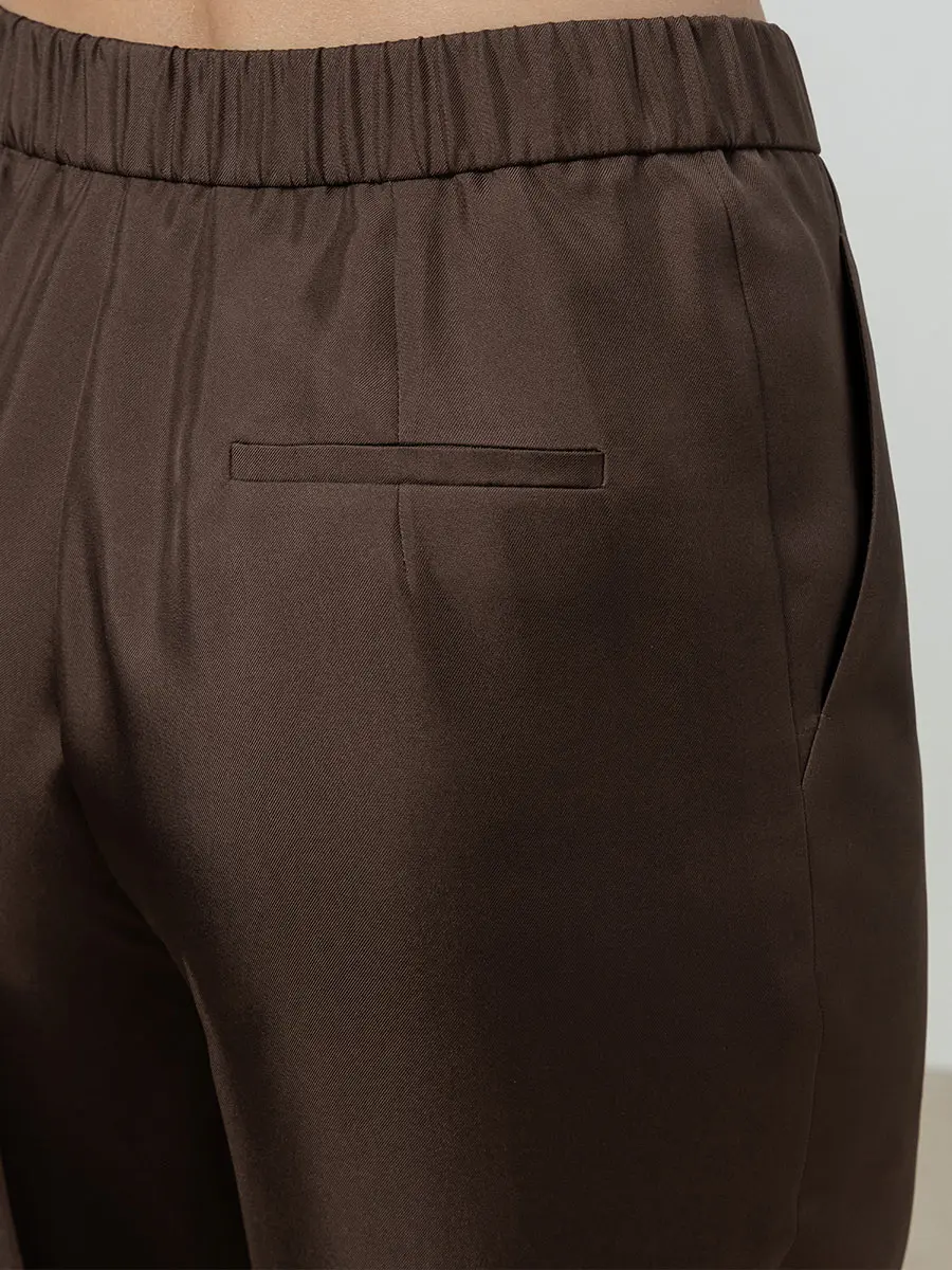 Брюки шелковые