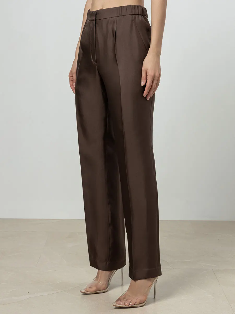 Брюки шелковые