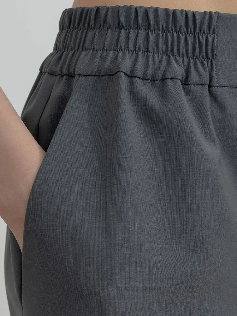 Брюки однотонные