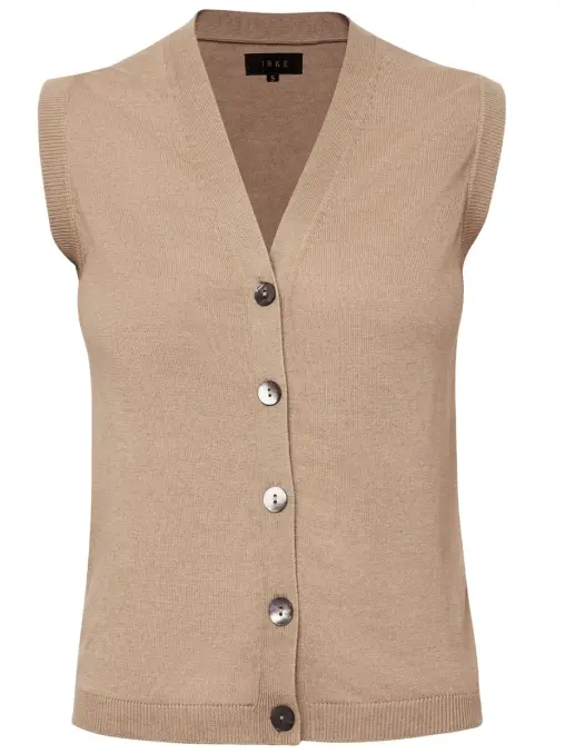 Жилет из хлопка и кашемира IRKE