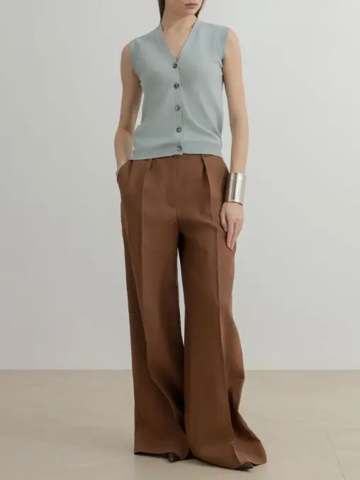 Жилет из хлопка и кашемира IRKE