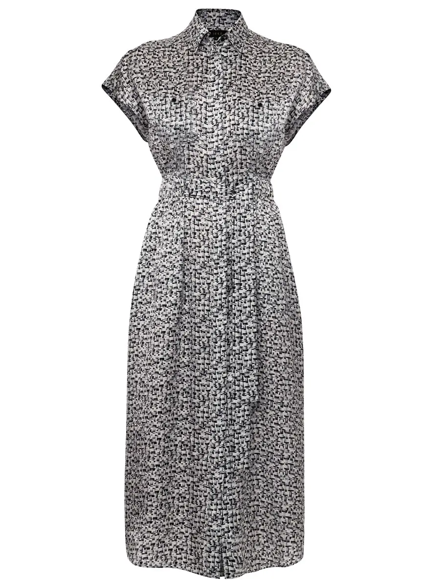 Платье шелковое