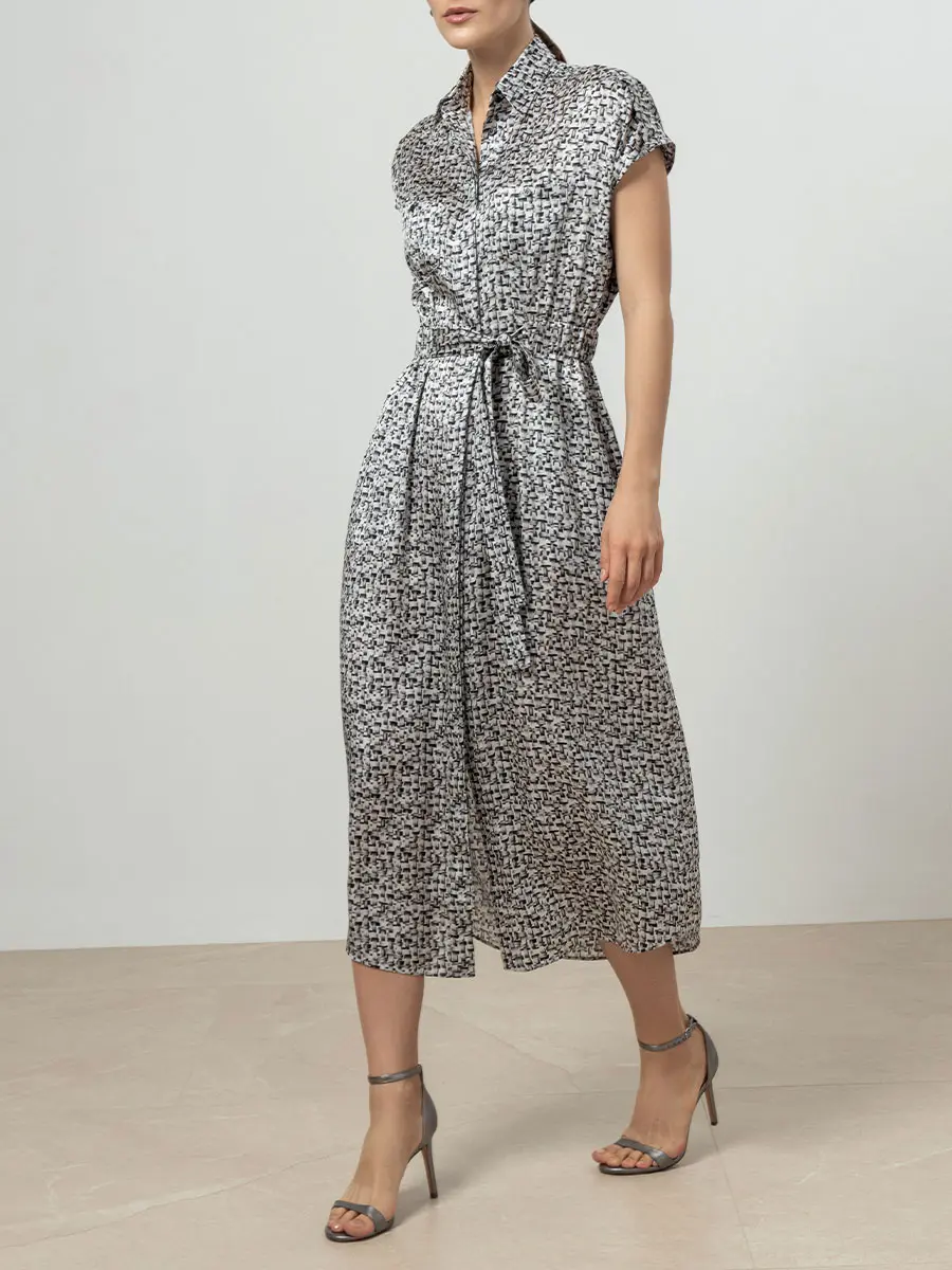 Платье шелковое