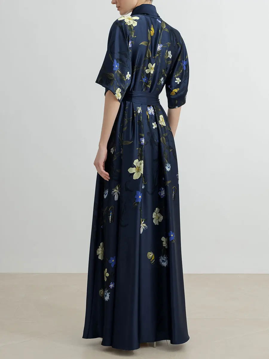 Платье из шелка