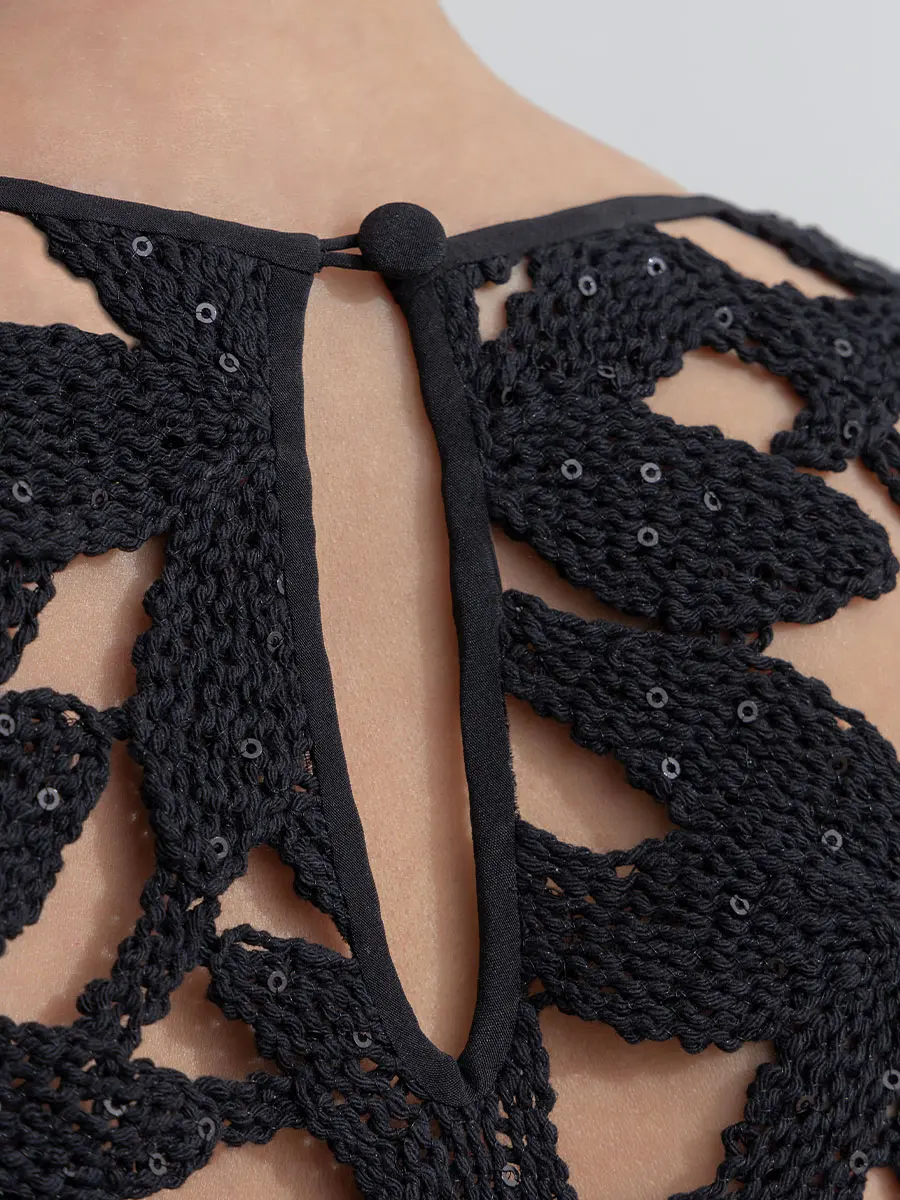 Платье кружевное