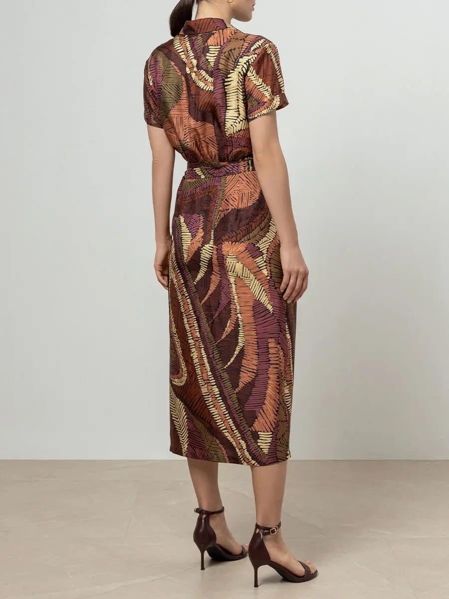 Платье шелковое