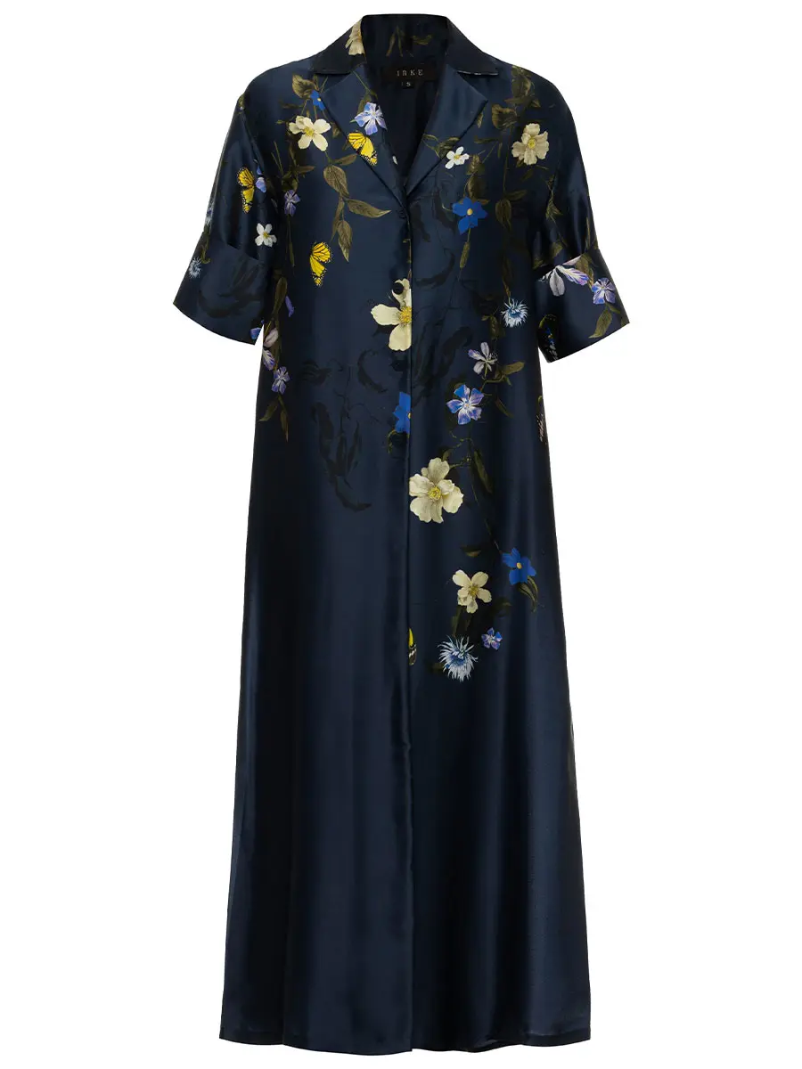 Платье шелковое