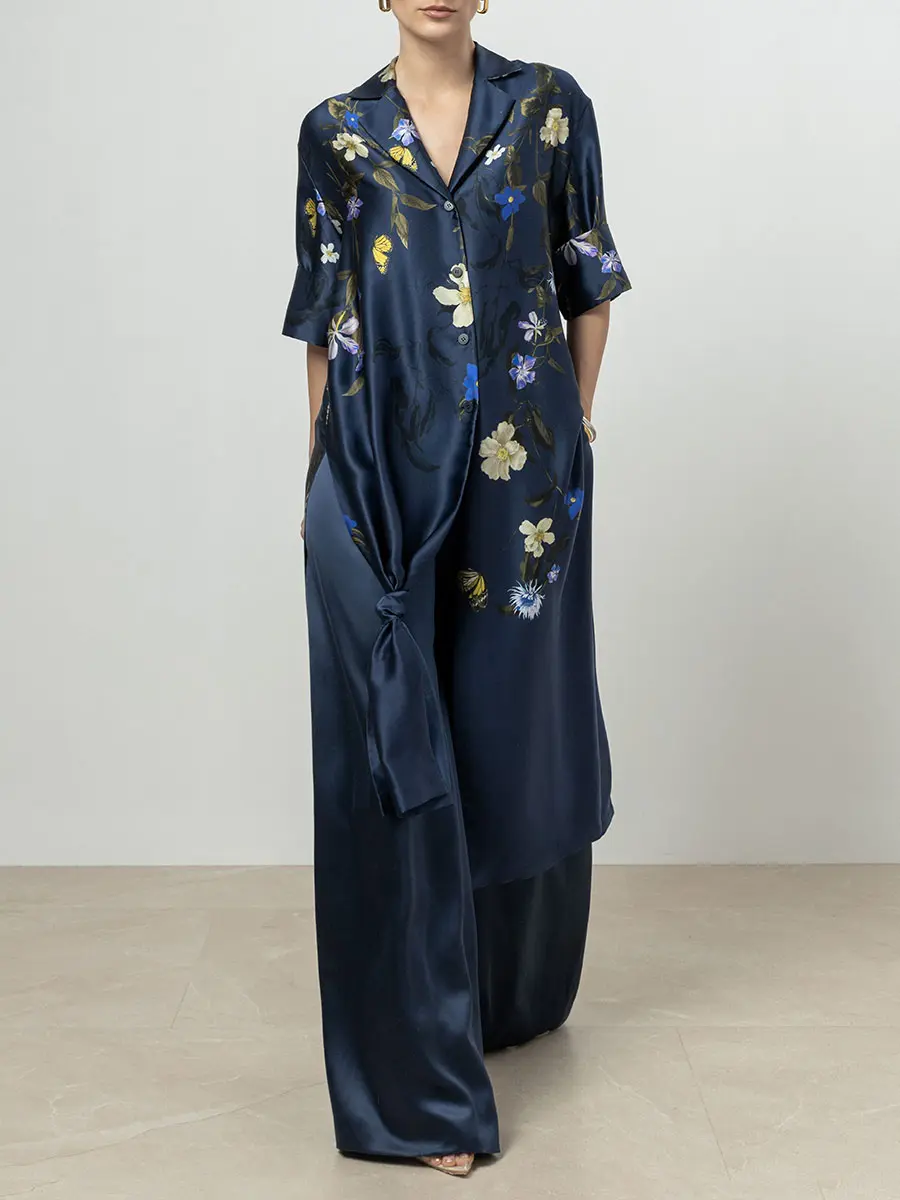 Платье шелковое