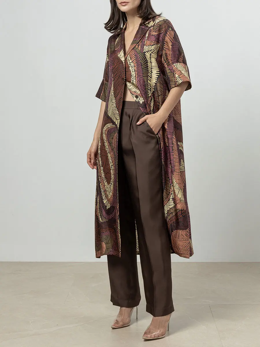 Платье шелковое