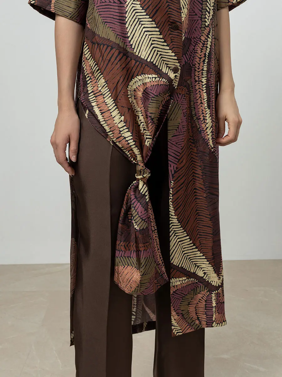 Платье шелковое