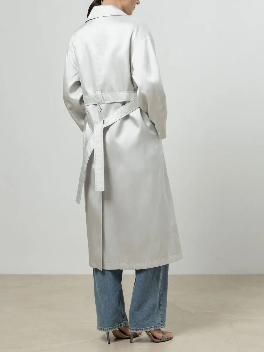 Плащ однотонный