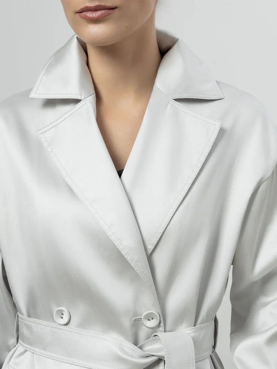 Плащ однотонный