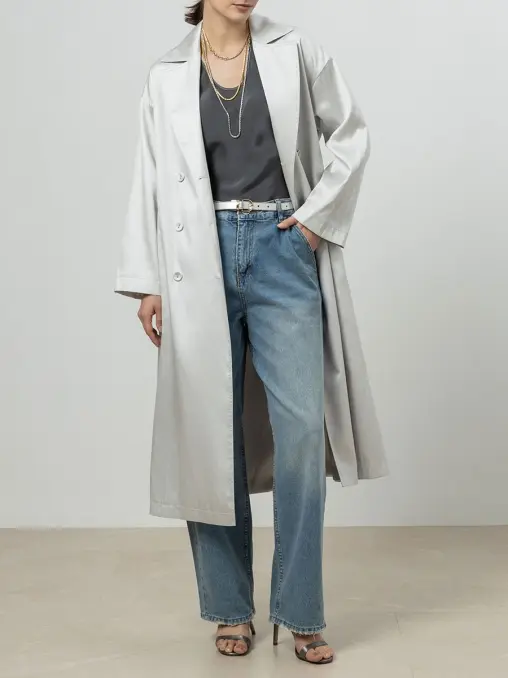 Плащ однотонный IRKE