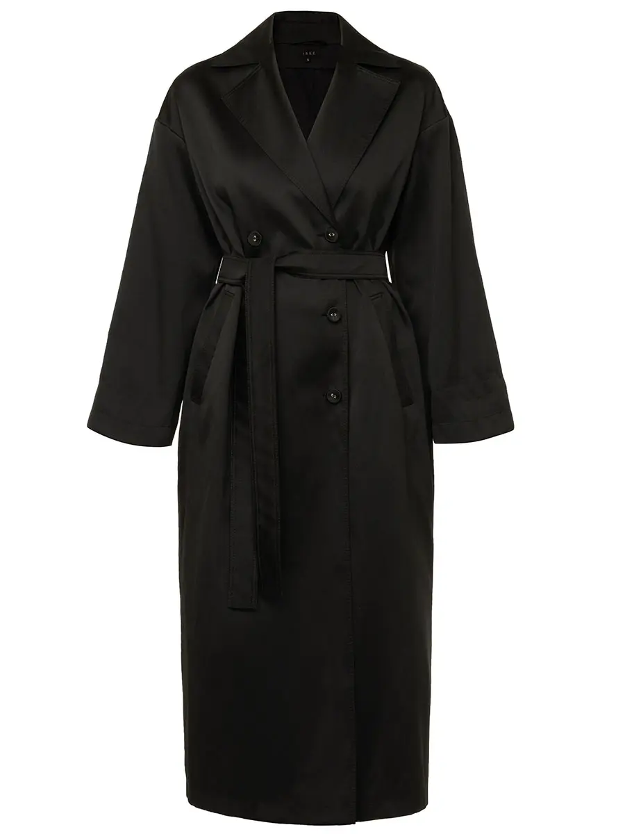 Плащ однотонный