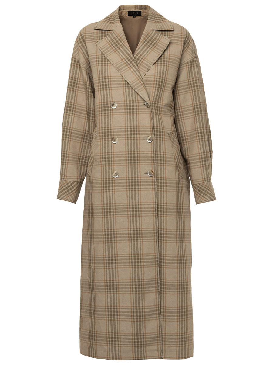 Плащ в клетку