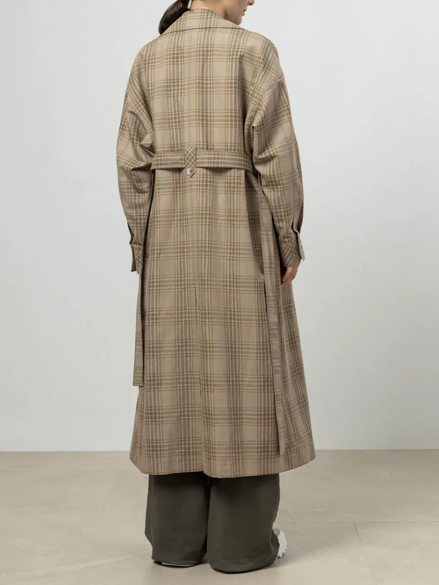 Плащ в клетку