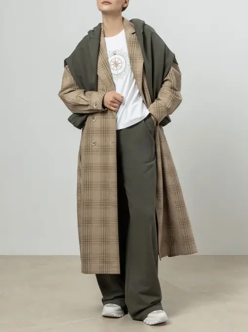 Плащ в клетку IRKE