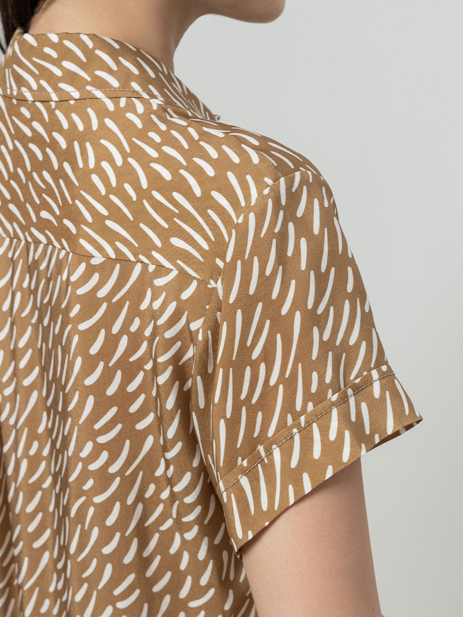 Блуза с принтом