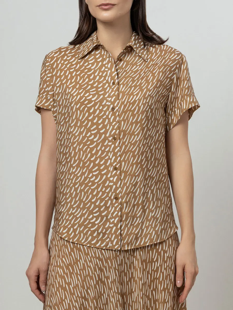 Блуза с принтом