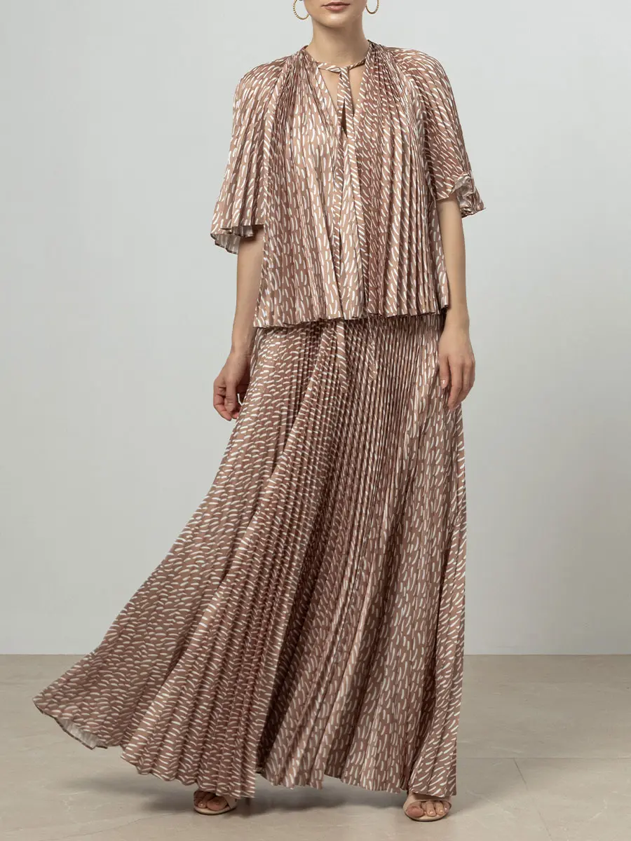 Блуза с принтом