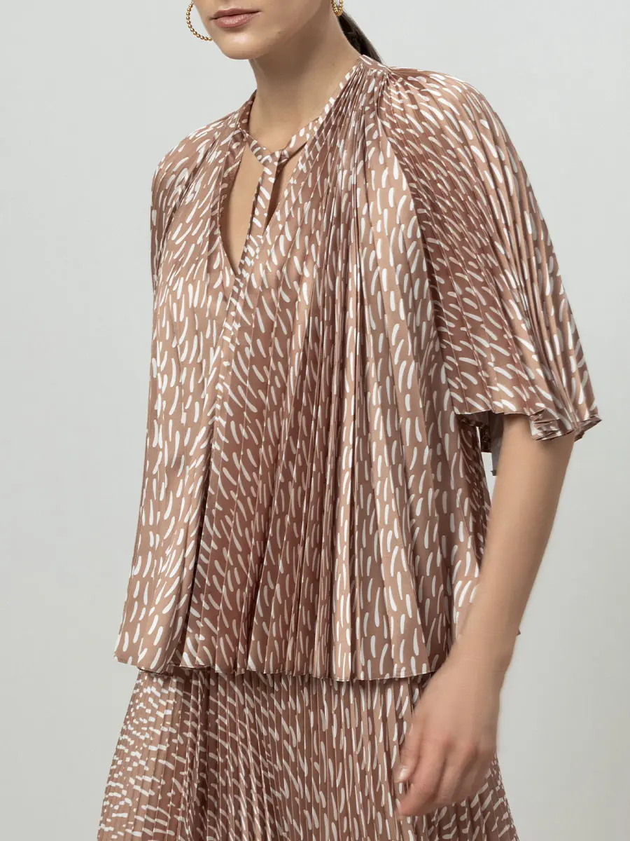 Блуза с принтом