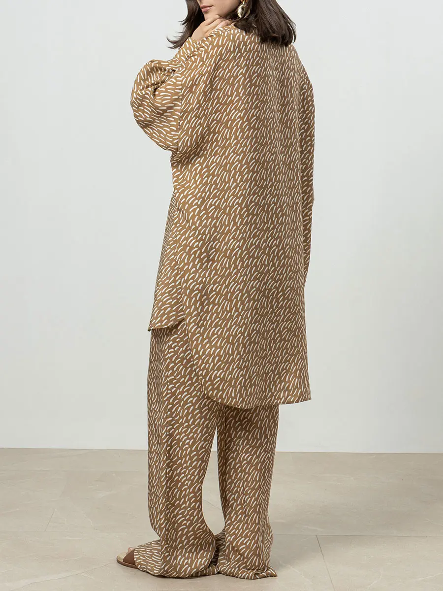 Рубашка с принтом