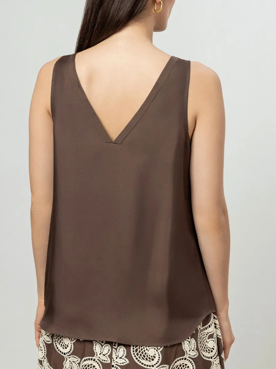 Топ шелковый