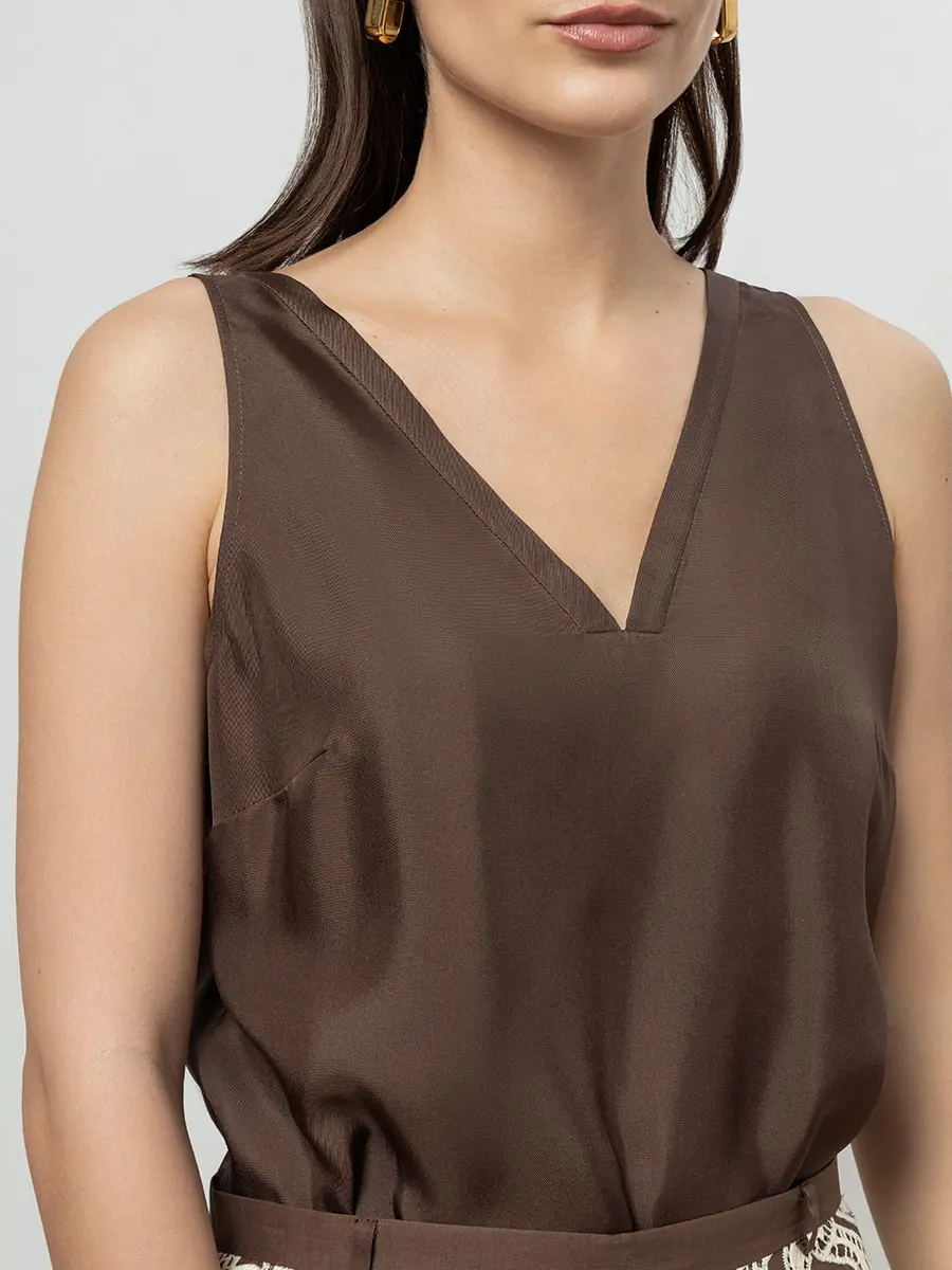 Топ шелковый