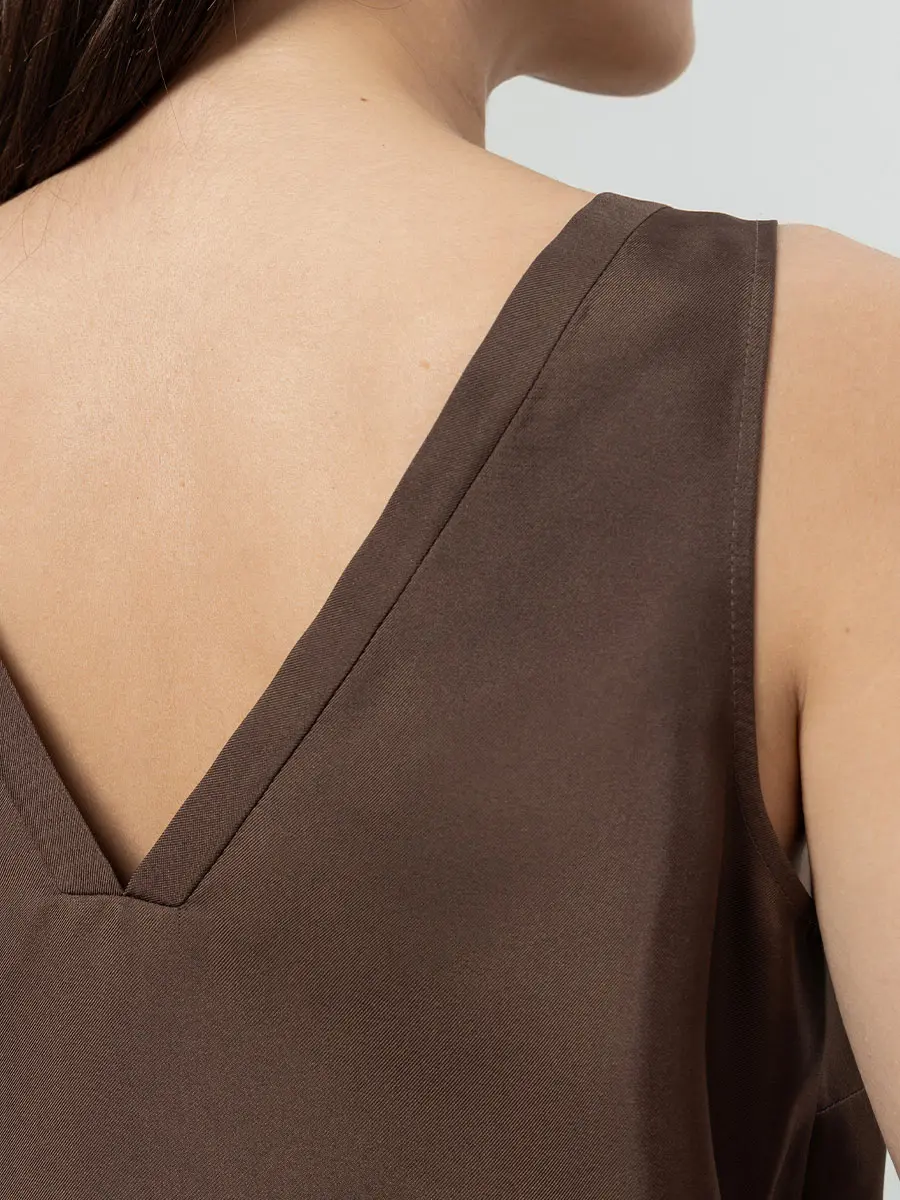 Топ шелковый